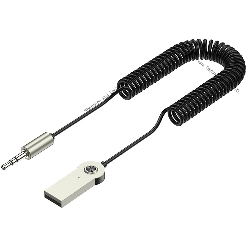 Metal USB Bluetooth Audio Adapter Dongle USB to 3.5mm Jack Car Aux Bluetooth Handsfree Kit for Car Receiver Audio Receiver